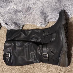 High zip up Fergie boots